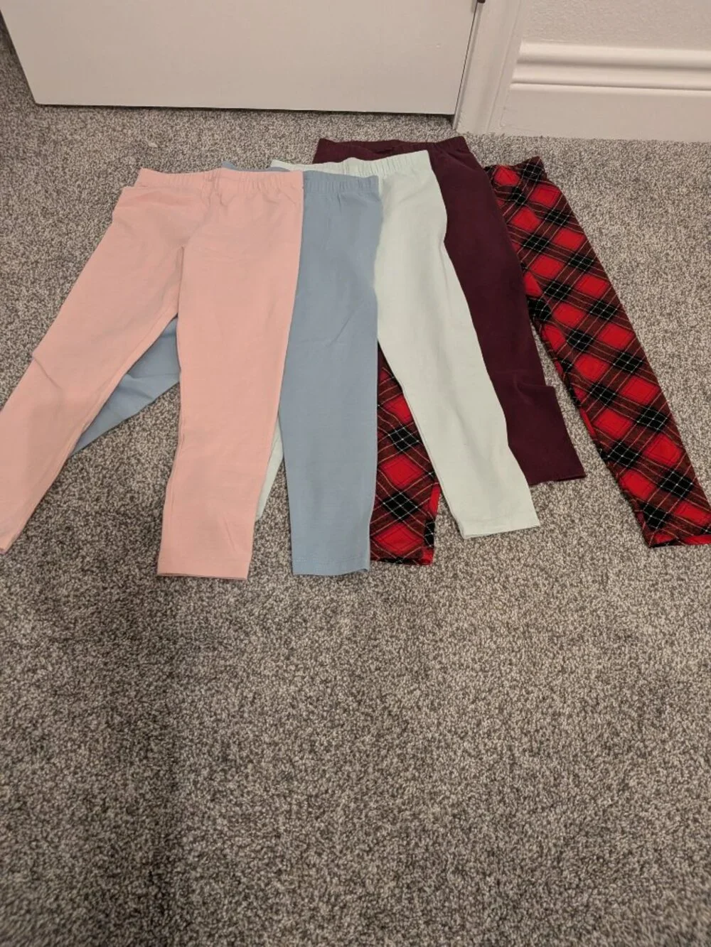 Huge 5T Girls Pajamas & Leggings 16-Piece Lot - Carters / PLACE /Sweet Butterfly
